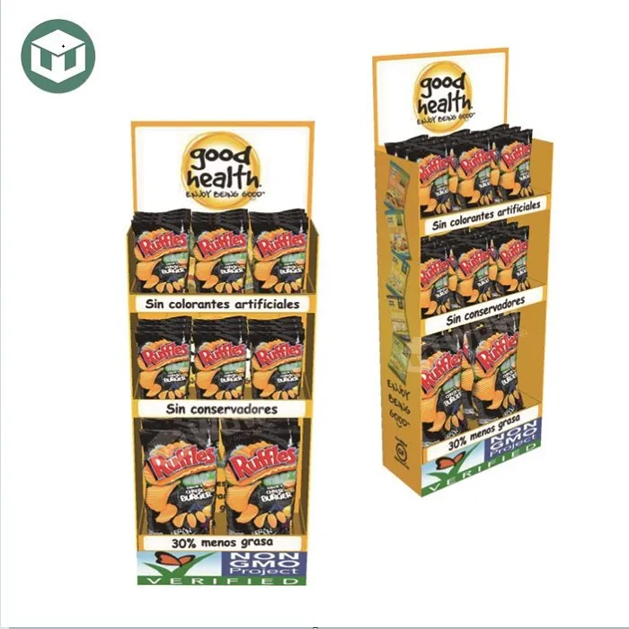 Cardboard food display stand 2
