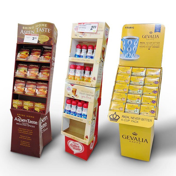 Cardboard Chocolate Display stand 3