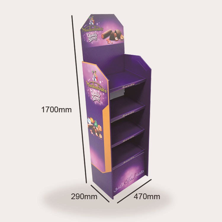 cardboard display stands for Chocolates-3