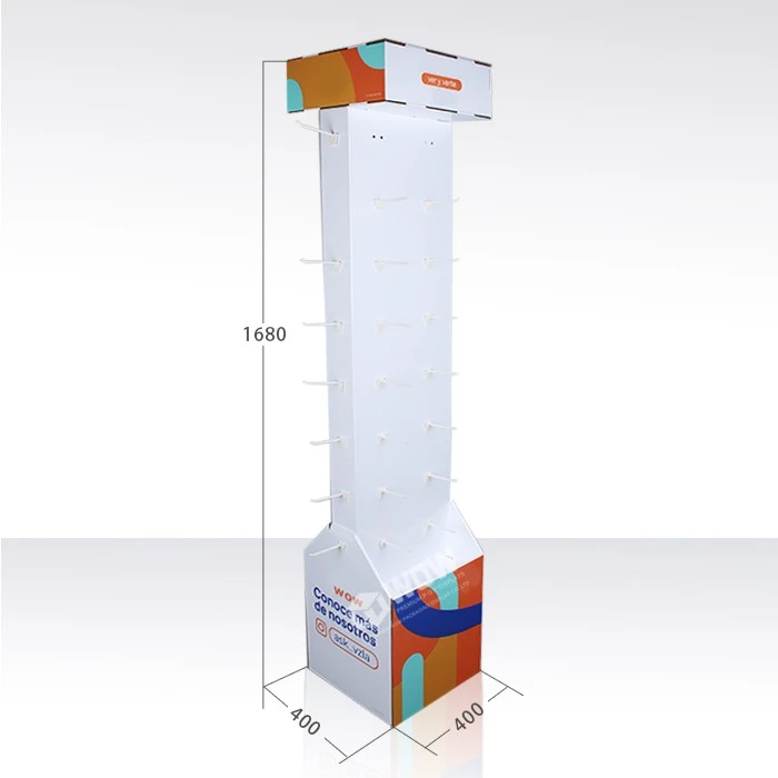 Cardboard Hook Display Rack For Mobile Accessories suppliers