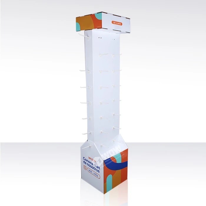 Cardboard Hook Display Rack For Mobile Accessories factory