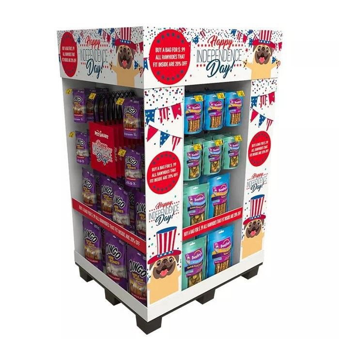 Attractive Shape Design Pallet Display For Promotion