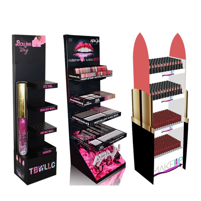 Custom Logo Makeup Kosmetiċi Cardborad Display